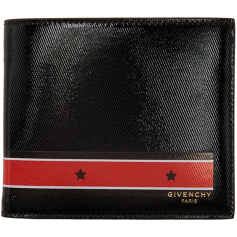 givenchy black and red stars and stripe wallet|Givenchy Stars & Stripes Leather Wallet .